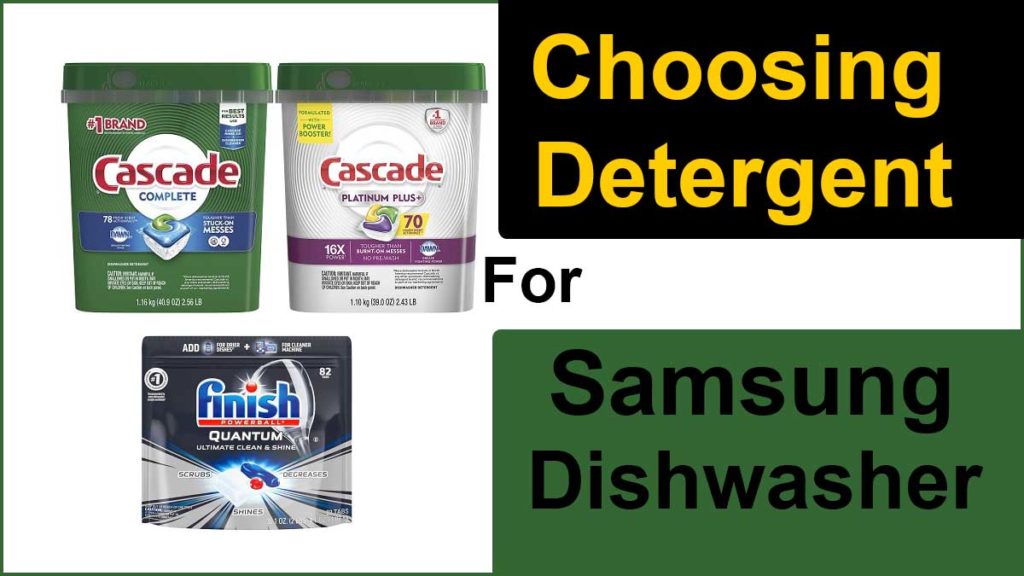 Best Detergent For Your Samsung Dishwasher