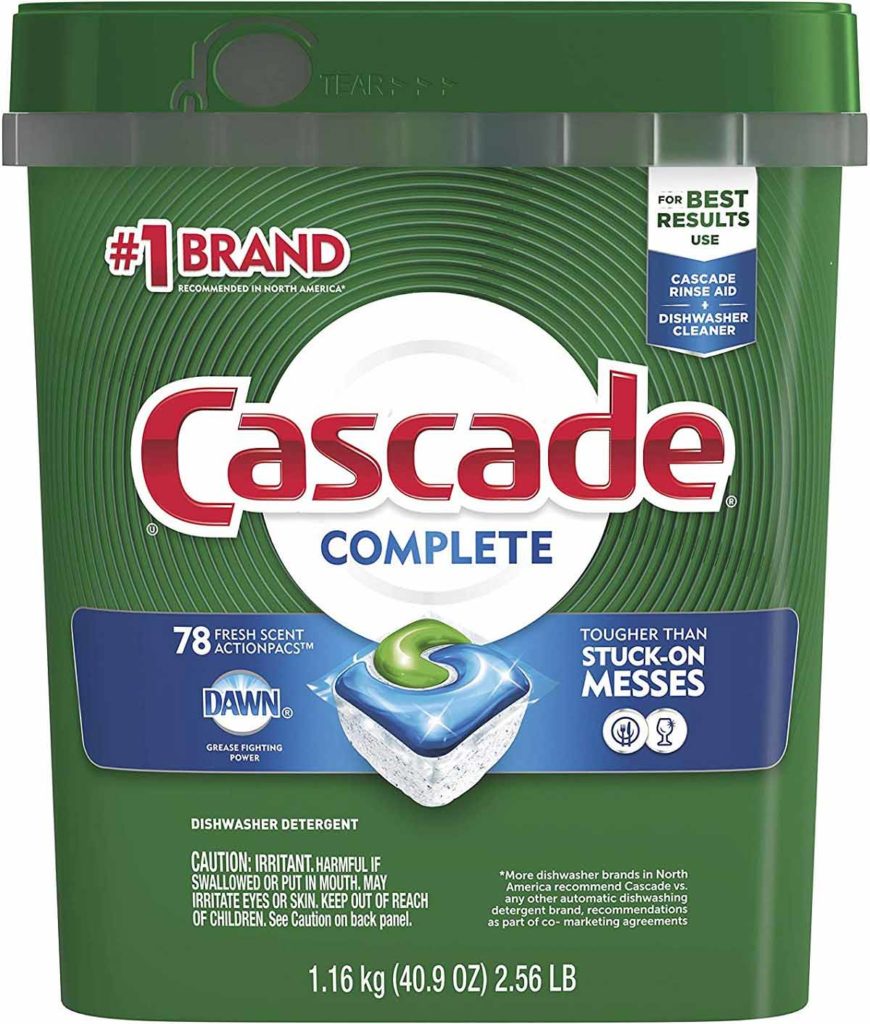 Cascade Actionpacs Dishwasher Detergent