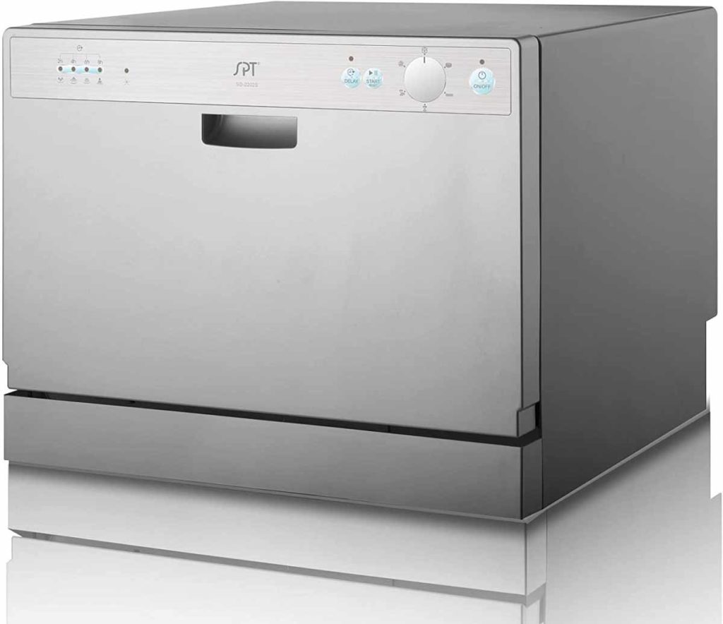 SPT SD-2202S Countertop Dishwasher - Silver Color