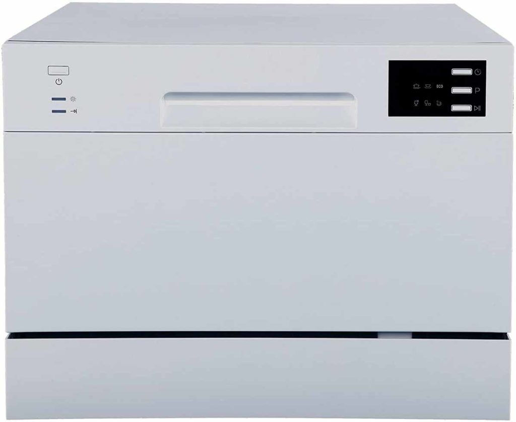SPT SD-2225DS Countertop Dishwasher - Silver Color