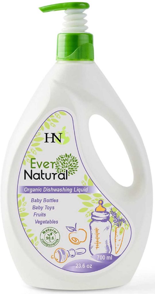 Natural Dishwasher Detergent Gel, Non-Toxic Detergent for Baby Bottles and Toys